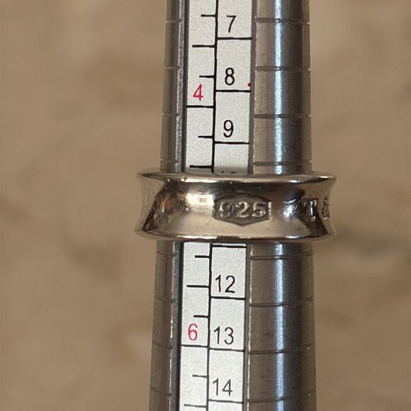 Tiffany & Co. 1837™ Concave 925 Sterling Silver Ring - Picture 7 of 11